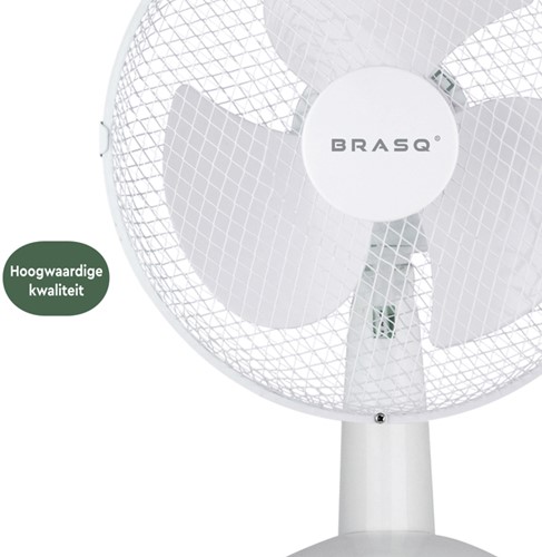 Tafelventilator BRASQ F400 Ø 30cm wit-2