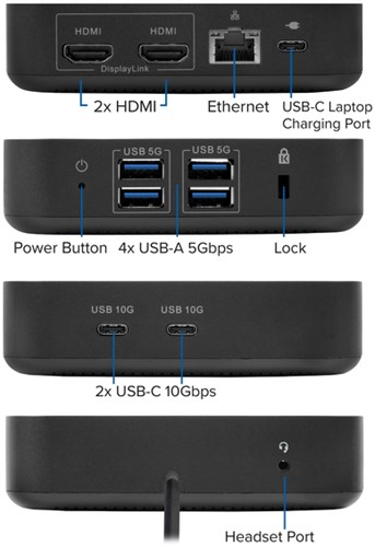 Dockingstation ACT USB-C Dual Monitor met Power Delivery-2