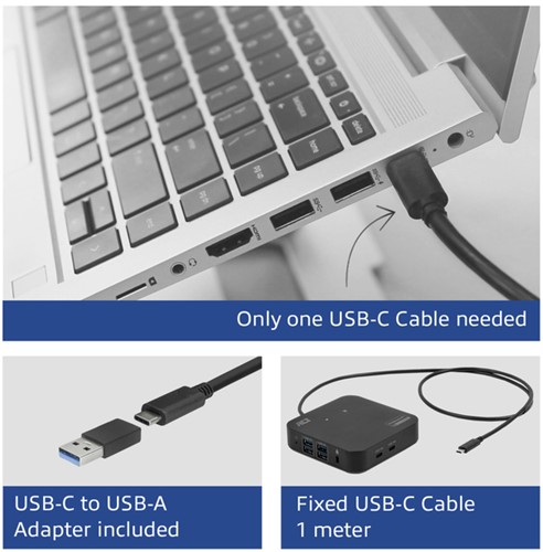 Dockingstation ACT USB-C Dual Monitor met Power Delivery-4