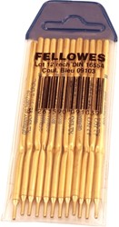 Balpenvulling Fellowes DIN voor baliepen medium blauw 12 stuks