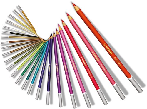 Kleurpotloden STABILO CarbOthello kalkpastel assorti blik à 60 stuks-2