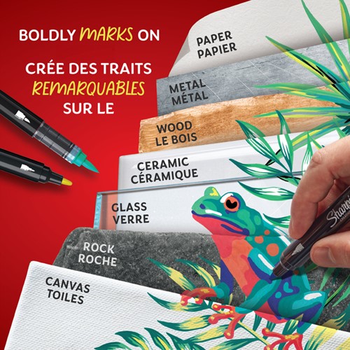 Creatieve marker Sharpie assorti 2 stuks-1