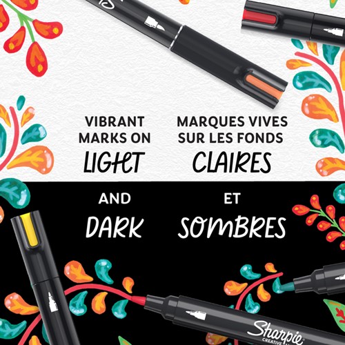 Creatieve marker Sharpie assorti blister à 5 stuks-4