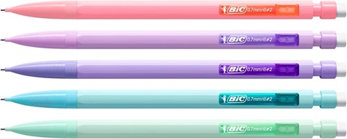 Vulpotlood Bic Matic Pastel HB 0.7mm pastel assorti