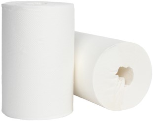 Poetspapier Cleaninq klein 1-laags 12x120m wit-2