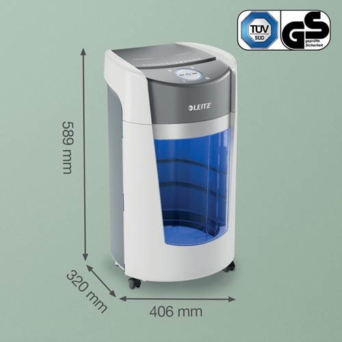 Papiervernietiger Leitz IQ OptiMax 550 Office P5 snippers 2x15mm-11