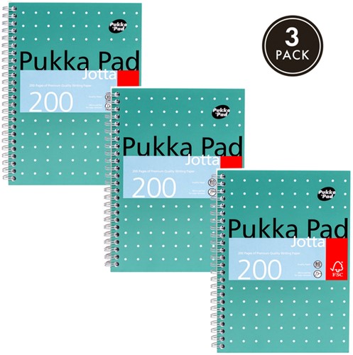 Notitieboek Pukka Pad Jotta A5 lijn 200 pagina's 80gr groen-4