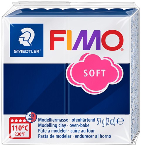 Boetseerklei Fimo soft 57 gram windsorblauw