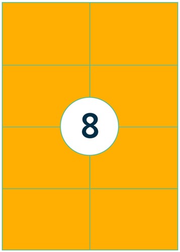 Etiket Rillprint 105x74mm fluororanje 800 etiketten-3