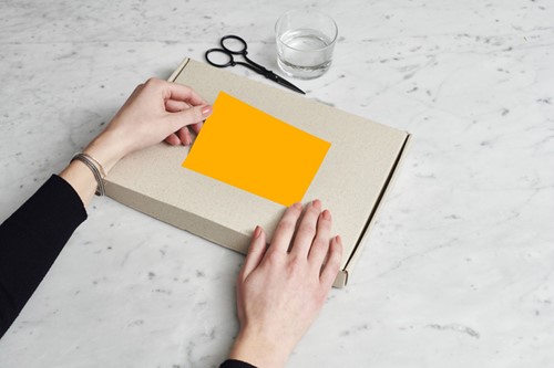 Etiket Rillprint 105x74mm fluororanje 800 etiketten-1