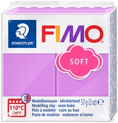 Boetseerklei Fimo soft 57 gram lavendel