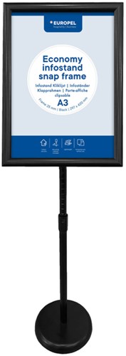 Infostandaard Europel Economy A3 zwart