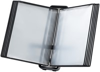 Zichtpanelensysteem bureau Tarifold VEO PP A4 met 10-tassen zwart