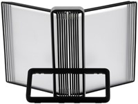 Zichtpanelensysteem bureau Tarifold VEO PP A4 met 10-tassen zwart-2