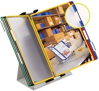 Zichtpanelensysteem bureau Tarifold metaal A4 met 10-tassen assorti-1