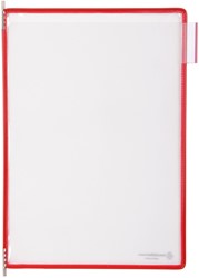 Zichtpaneel Tarifold A4 verticaal rood 10 stuks