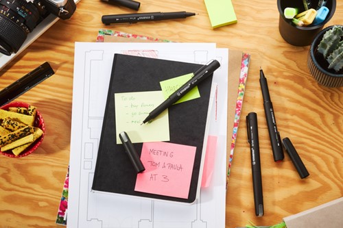 Fineliner STABILO dr!ver fijn zwart-4