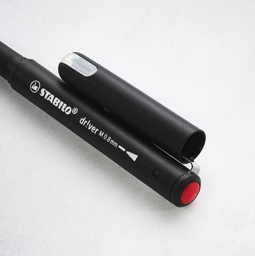 Fineliner STABILO dr!ver medium zwart-3