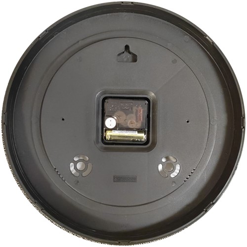 Wandklok Unilux Pop  Ø 30.5cm kunststof zwart-2