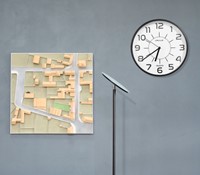 Wandklok Unilux Pop  Ø 30.5cm kunststof zwart-3