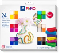 Boetseerklei Staedtler Fimo soft 8023C assorti 24 stuks