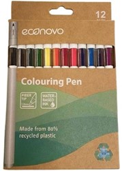 Kleurstiften Econovo assorti blister à 12 stuks