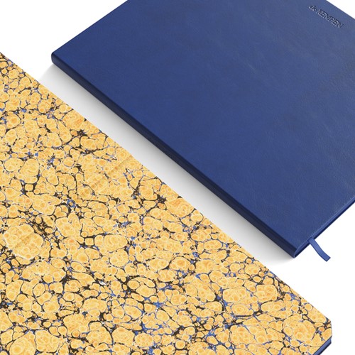 Notitieboek de KEMPEN Blue Note 171x220mm blanco 192 pagina's 90gr blauw-2