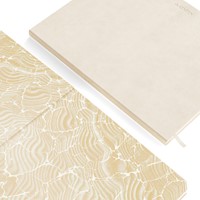 Notitieboek de KEMPEN Cotton Vanilla 110x160mm blanco 160 pagina's 90gr wit-2