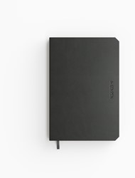 Notitieboek de KEMPEN Ashblack 110x160mm blanco 160 pagina's 90gr zwart