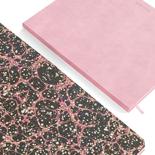 Notitieboek de KEMPEN Brut 171x220mm blanco 192 pagina's 90gr roze-2