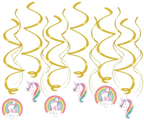 Swirl decorations Unicorn