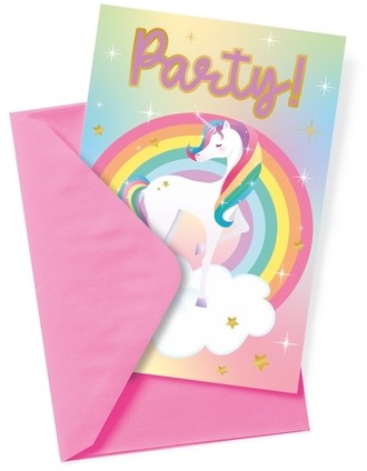 Uitnodigingskaarten Unicorn-2