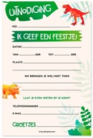 Uitnodigingskaarten Dino-3