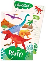 Uitnodigingskaarten Dino-2