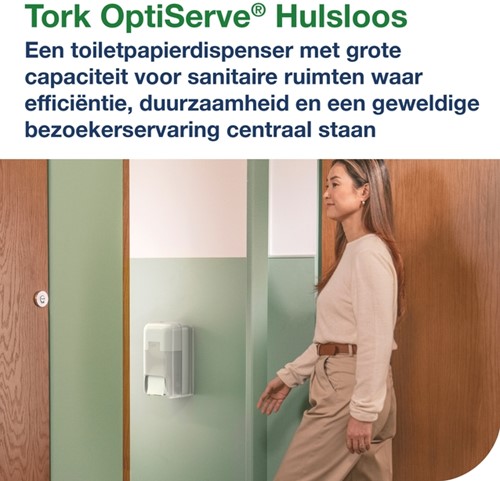 Toiletpapier Tork T7 Advanced Optiserve Coreless 2-laags 94m wit 472630-3