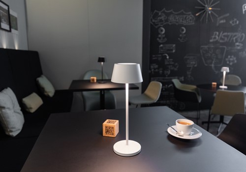 Tafellamp MAUL Nina LED oplaadbaar dimbaar wit-1