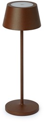 Tafellamp MAUL Nina LED oplaadbaar dimbaar bruin