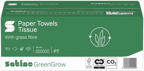 Toiletpapier Satino MT1 GreenGrow 3-laags 8x250vel naturel 079870-2