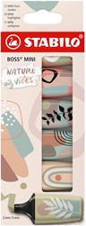 Markeerstift STABILO BOSS naturevibes assorti 6 stuks