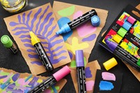 Acrylmarker STABILO  Free Acrylic T800C karmijnrood-4