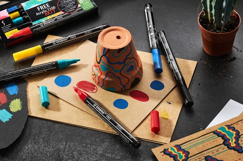 Acrylmarker STABILO  Free Acrylic T100 wit-2