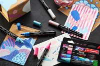 Acrylmarker STABILO  Free Acrylic T300 bladgroen-4