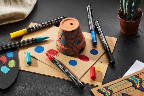 Acrylmarker STABILO  Free Acrylic T100 zwart-3