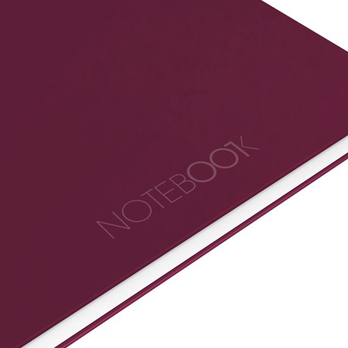 Spiraalblok Oxford International Notebook A4+ lijn 160 pagina's rood-3