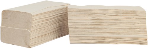 Handdoek The Good Roll bamboe z-vouw 2-laags 230x210mm 20x200 vel naturel-2