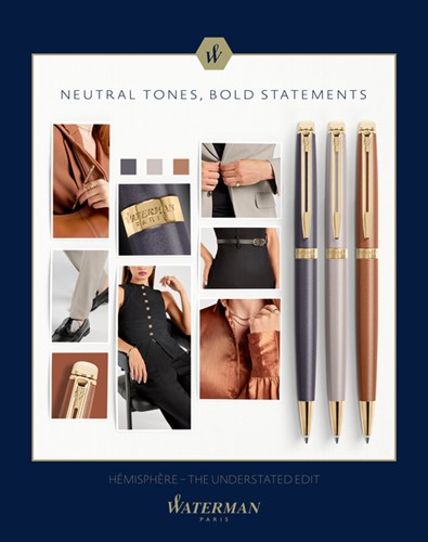 Balpen Waterman Hémisphère Fashion Colors metallic grey GT medium-2