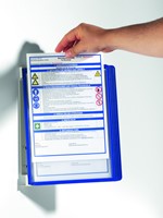 Wandelement Durable Vario Wall met 5-tassen blauw-2