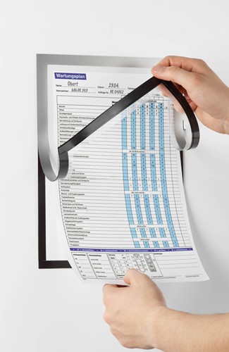 Duraframe Durable 498923 Note A4 magnetisch zilver-2