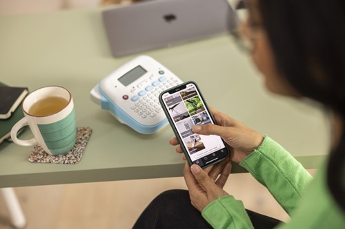 Labelprinter Brother P-touch Btag PT-N25BT desktop qwerty 12mm wit-3