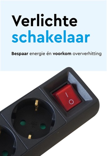 Stekkerdoos BRASQ 6 voudig 5 meter zwart-1